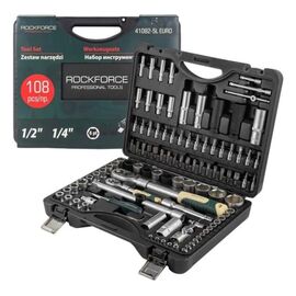  Набор торцевых головок и вставок RockForce RF-41082-5 1/2 1/4DR 6-гранных 108 предметов 