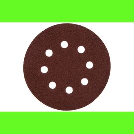  Круги абразивные Matrix 73804 на ворсовой подложке под липучку, перфорированные, P 80, 125 мм, 5 шт. 