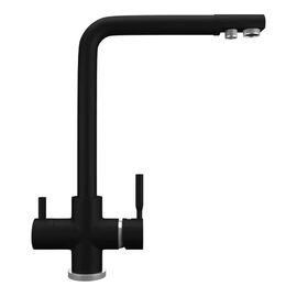  Кухонный смеситель MAUNFELD MFQT-16B черный 