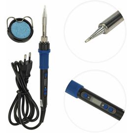  Паяльник цифровой Rexant 12-0620, с керамическим нагревателем, 65Вт, 220В, темп. 200-500 C 