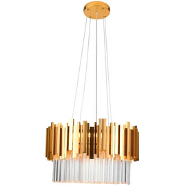  Люстра HIPER Odri H172-1 5x40 Вт, латунь/прозрачный 